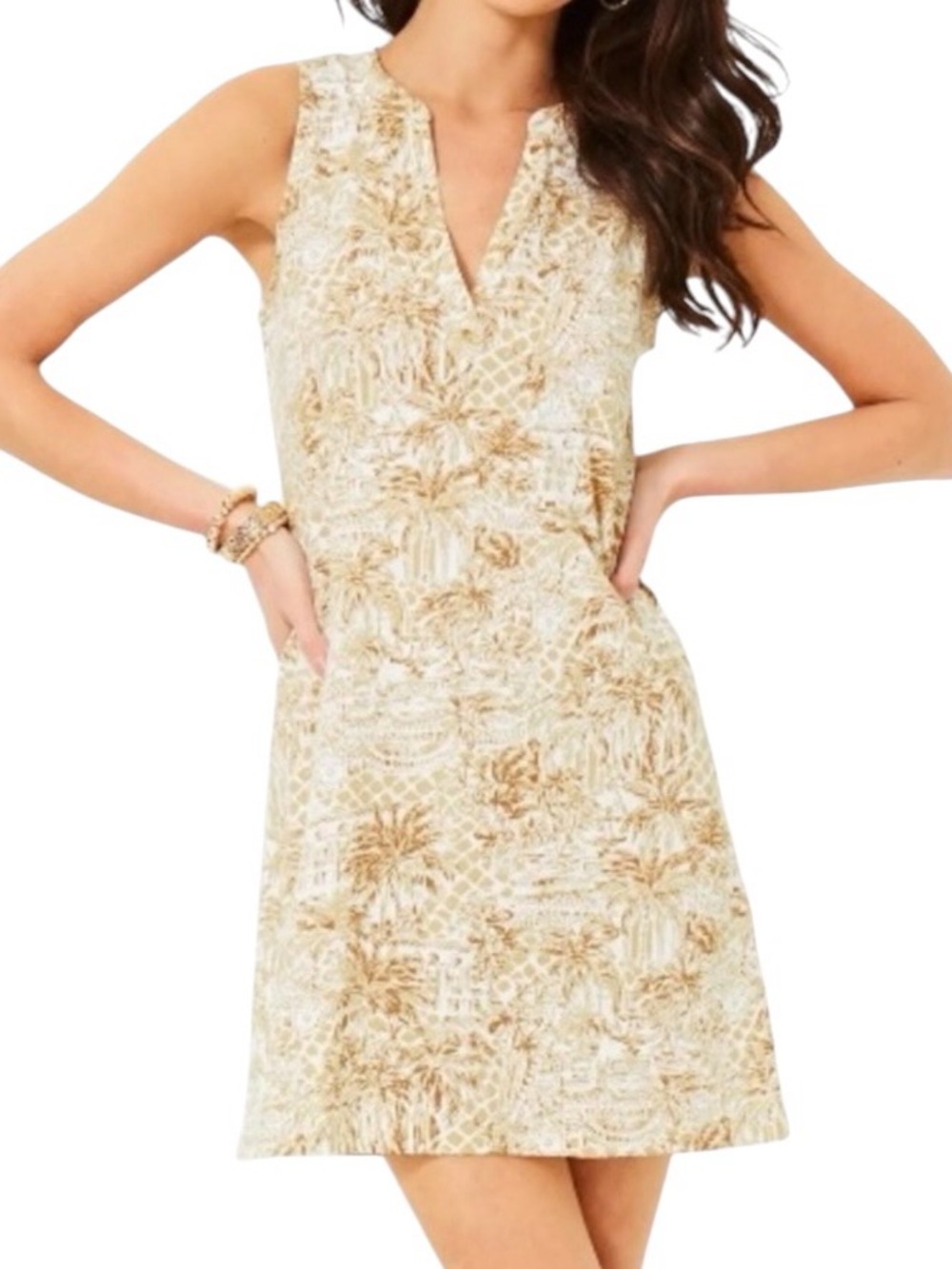 Lilly Pulitzer Dev Sand Bar Palm Beach Paradise Mini Dress Size Small - Picture 11 of 11